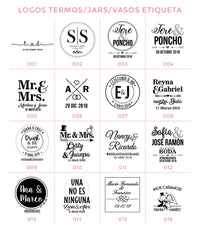 Termos personalizados para bodas, fiestas y XV años, envios Nacionales e Internacionales
etiquetas para termos de boda, termos boda novios, frases para termos de boda