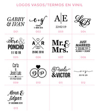 Termos para bodas, fiestas y XV años, envios Nacionales e Internacionales
Vasos personalizados para bodas, vasos con popote, recuerdos personalizados
etiquetas para termos de boda, termos boda novios, frases para termos de boda