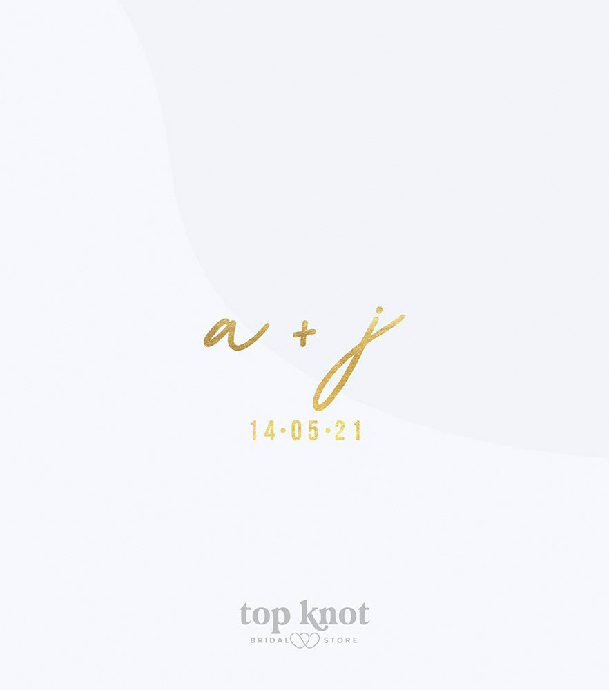 Diseño de Logotipo para Boda - Top Knot Party